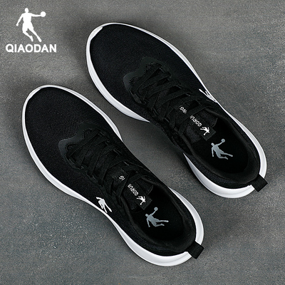 乔丹网面透气男鞋2025新款跑步鞋软底轻便减震青少年休闲运动鞋
