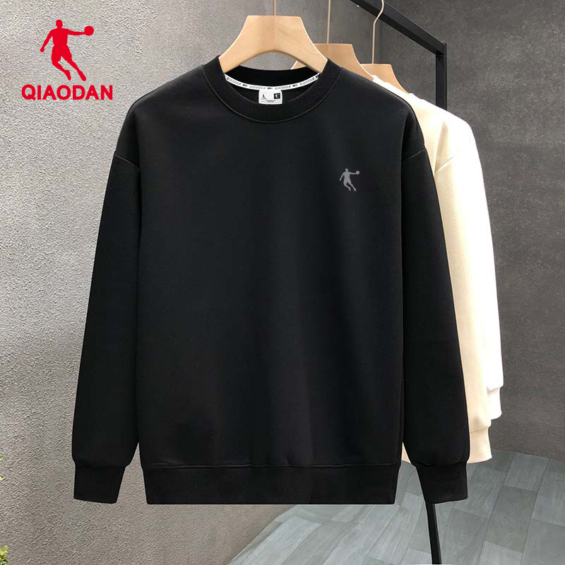 乔丹卫衣男款春秋款套头衫保暖舒适秋冬长袖打底衫运动服内搭上衣