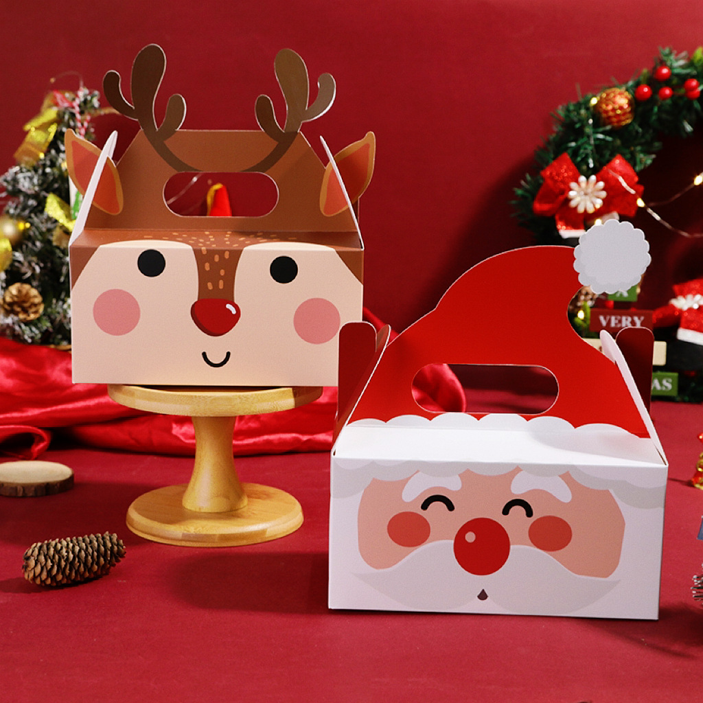 圣诞节包装盒糖果饼干雪花伴手礼