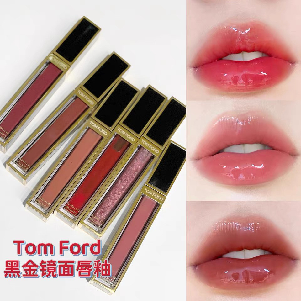 玻璃唇天花板～TomFord汤姆福特TF黑金镜面唇蜜唇釉20/22/N4/01图片