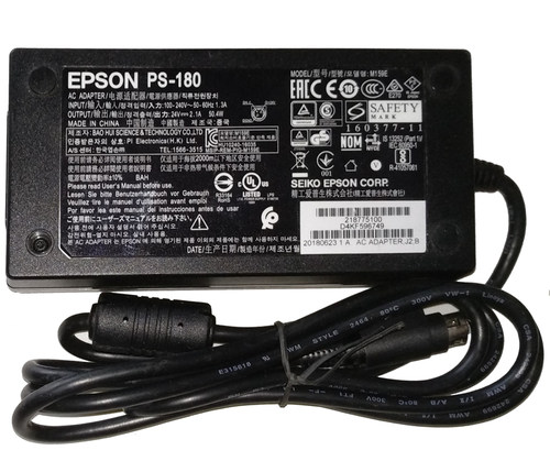 原装EPSON PS-180爱普生+24V2.1A 50.4W三针电源适配器型号M159E