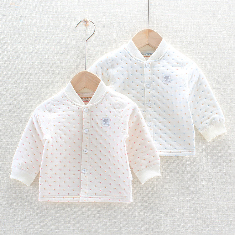 凡爱宝贝婴儿纯棉空气棉保暖内衣宝宝秋冬对开上衣男女童0-1-2岁,童装/婴儿装/亲子装,保暖上装,淘宝优惠券,粉丝福利购,淘宝优惠卷