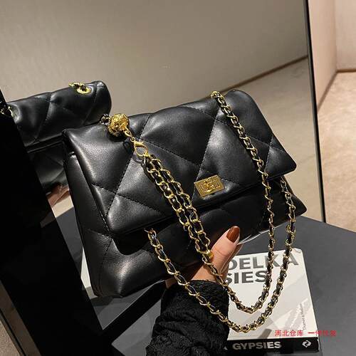 黑色包包女2023新款爆款