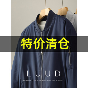 内里夹棉飞行夹克外套 棉服男士 特价 秋冬潮牌日系休闲棒球领短款