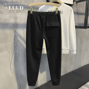 修身 品质新款 男士 束脚卫裤 子 LUUD 潮牌韩风帅气休闲长裤 2025冬季