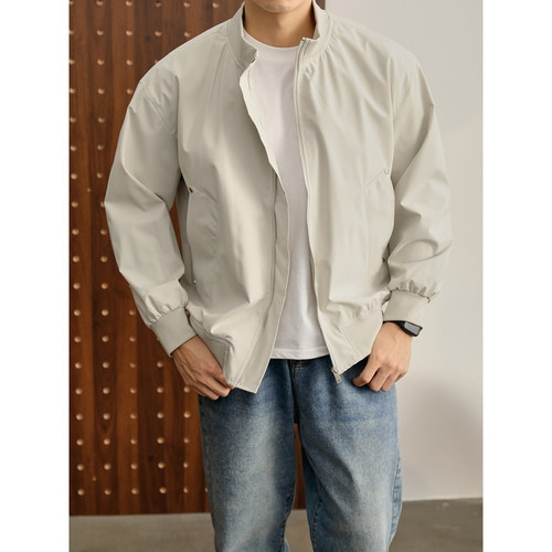 LUUD Cityboy户外防风冲锋衣立领外套男款潮流运动飞行员工装夹克