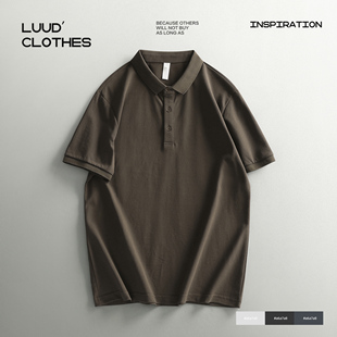 夏季 修身 新款 翻领男士 纯色保罗T恤上衣 索罗娜凉感纤维POLO衫 LUUD