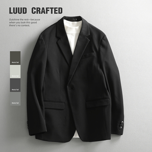 装 LUUD 商务通勤西装 外套休闲男士 西服气质百搭垂感单西 职业正装
