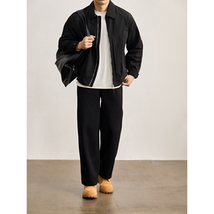 夹克防风美式 LUUD 纯色机能风工装 春秋季 潮牌飞行员翻领外套 男士