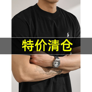 衫 特价 骑士刺绣凉感体恤棉质休闲半袖 T恤男夏季 7A抗菌索罗娜短袖