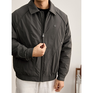 轻量化保暖白鸭绒外套 型羽绒夹克男冬季 LUUD 日系复古boxy短宽版