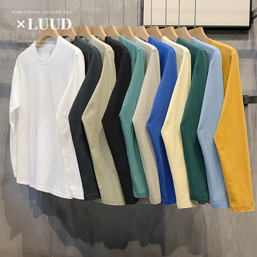 100全棉高支百搭长袖打底衫