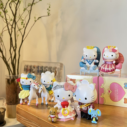 婚纱kt猫手办模型小摆件装饰公仔