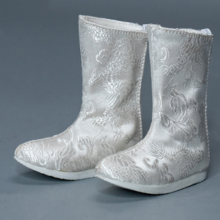 Ringdoll戒之人形 特四叔体白色龙纹古装靴 原创正版BJD娃娃SD男