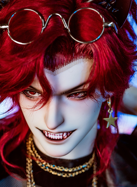 Ringdoll戒之人形 小丑 机车装 原创BJD娃娃SD叔体配素体