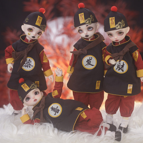 Ringdoll戒之人形 恭喜发财金玉满堂系列正版原创BJD娃娃SD六分男