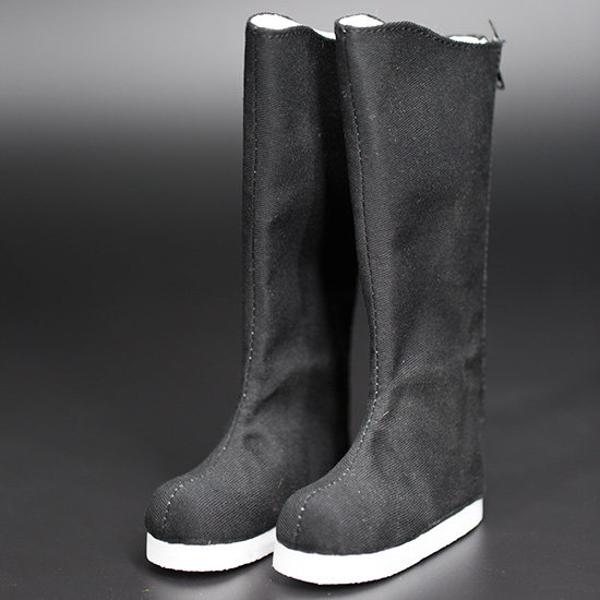 Ringdoll 配件 BJD娃娃 3分叔体使用 黑色古风长筒靴 Rshoes70-18 - 实物图
