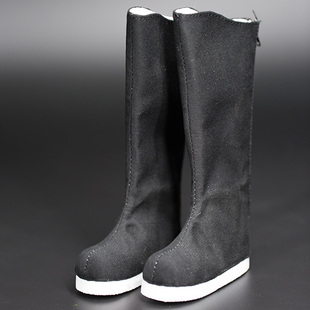 Ringdoll 配件 BJD娃娃 3分叔体使用 黑色古风长筒靴 Rshoes70-18