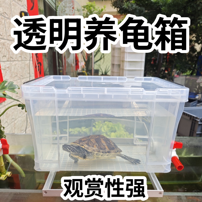 养龟箱透明态缸小型鱼缸乌龟缸