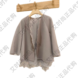 2025秋冬款 国内代购 优雅刺绣短大衣B60927330 Me读我专柜正品 Read