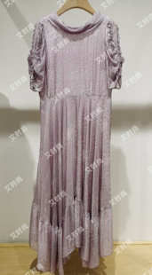 2024春夏款 国内代购 复古环领印花裙B90806309 Me读我专柜正品 Read