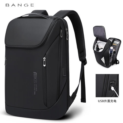 BANGE新款双肩包男商务背包韩版大容量电脑旅行男士背包backpack