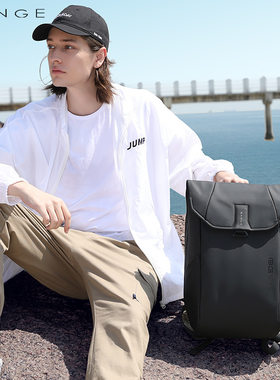 bange新款背包男休闲日韩商务双肩包大容量电脑男包backpack