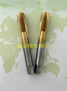 日本YAMAWA镀钛直槽先端丝锥7/16-14U1/2-13-20U9/16不锈钢6G丝攻