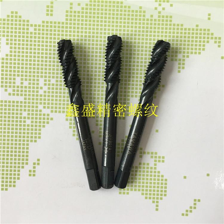 日本YAMAWA黑色螺旋SU丝锥M2M2.5M3M4M5M6M7M8M10M12M14M16钢丝攻