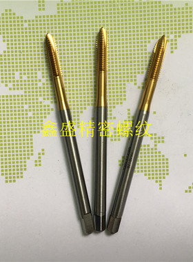 日本OSG加长镀钛先端直槽丝锥1/4-20U5/16-18U3/8-16-24X100L丝攻