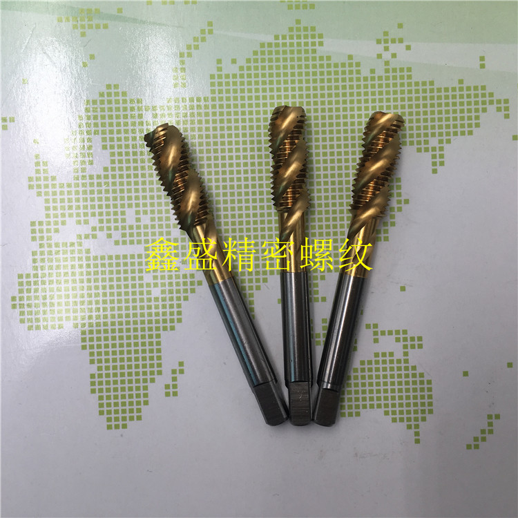 日本YAMAWA镀钛牙套护套螺旋丝锥M2M2.5M3M3.5M4M5M6M8M10M12丝攻