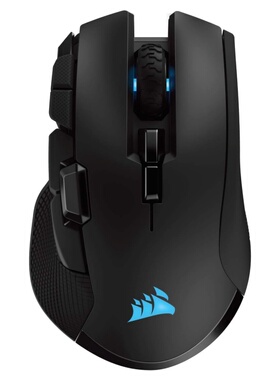 Corsair/海盗船 IRONCLAW有线游戏鼠标 RGB背光 宏设置 充电 黑色