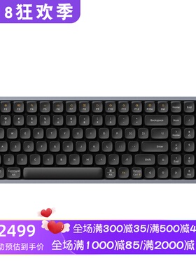 LOFREE/洛斐 Flow 无线机械键盘 双模 热插拔 单色背光 游戏 办公