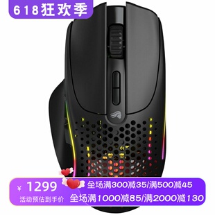 Glorious Model I 2无线游戏鼠标 电竞 三模 可编程 RGB 黑 新款