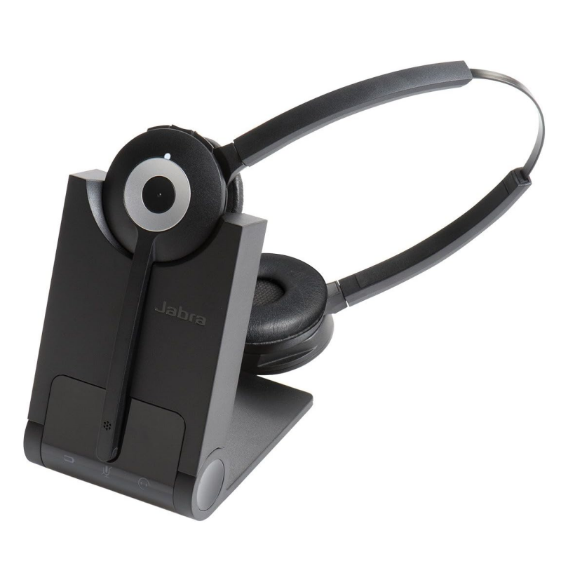 Jabra/捷波朗PRO 920 Duo无线蓝牙耳机 话务 客服 降噪 音乐 黑色