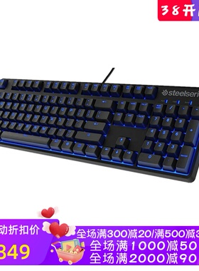 steelseries/赛睿 Apex M400 有线机械键盘 游戏 白轴 吃鸡 黑色