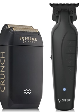 Supreme Trimmer ST3778 & STF602 剃须刀套装 理发器 防水 黑色