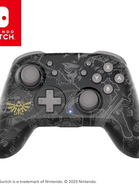 HORI Pro 无线游戏手柄 塞尔达传说版 Switch 内置陀螺仪 全运动