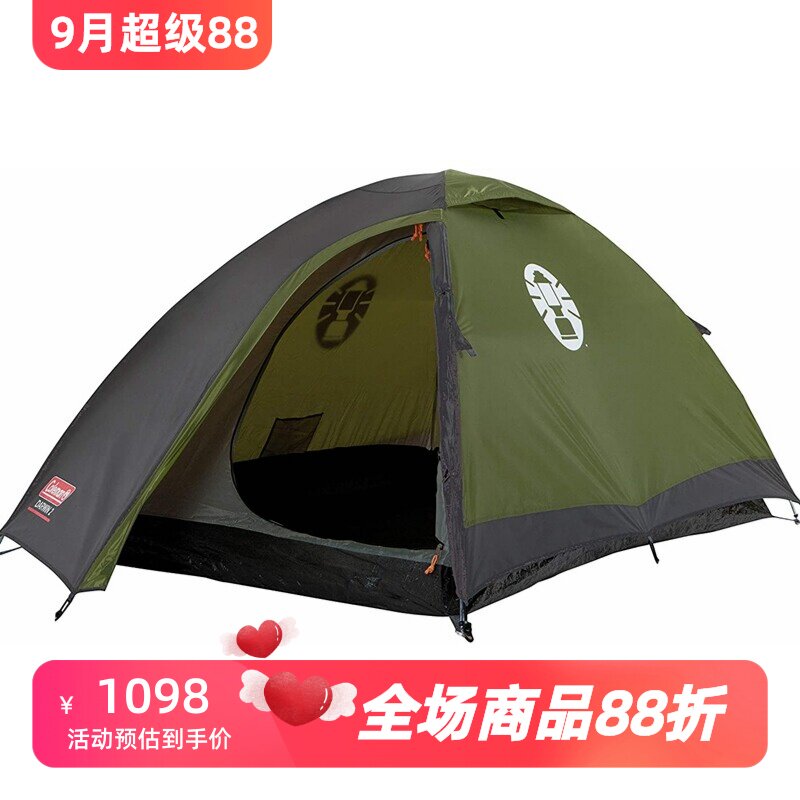 科勒曼Darwin2露营帐篷圆顶