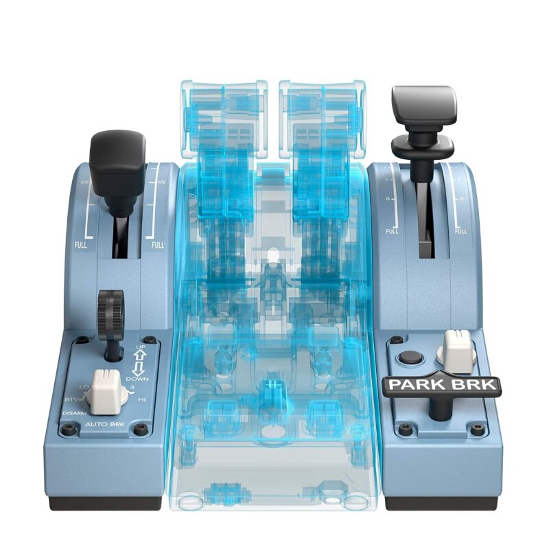 THRUSTMASTER/图马思特 TCA Quadrant飞行游戏手跺 Airbus版 新款