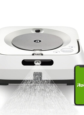 iRobot Braava Jet M6 (6110) 扫地机器人 Wi-Fi 精密喷射 Alexa