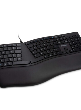 Kensington/肯辛通 Pro Fit K75400US 有线键盘 办公 分离式 静音