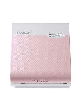 Canon/佳能 SELPHY QX10照片打印机 便携式 方形照片 紧凑型 粉色