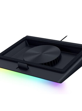 Razer/雷蛇 HYPERBOOST 笔记本电脑散热器 智能风扇控制 RGB 新款