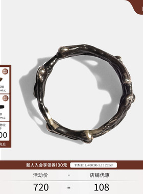 【zt zhuangtai狀態】EXCEPTION例外做旧拼接层次镂空925银戒指环