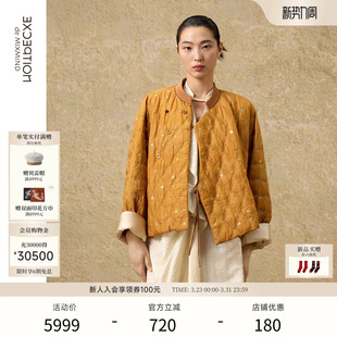 EXCEPTION例外新中式 棉衣 棉服金线凤凰绣花外套女款