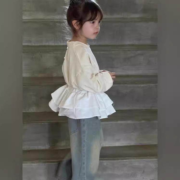 女童秋冬装屁帘裙子2024新款女宝遮屁百搭叠穿半身裙儿童短裙童装