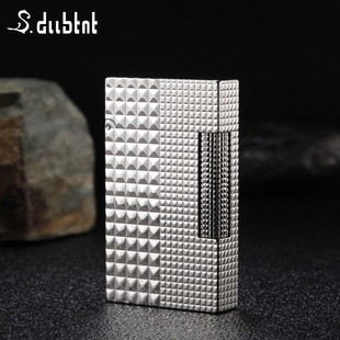 法国都柏特朗声打火机正品全铜充气式侧滑砂轮网红个性潮流打火机