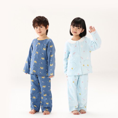 男童女童家居服夹棉加厚全棉时代