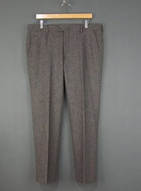 意大利一线品牌MAURIZIO BALDASSARI 羊毛长裤锥形绅士男西裤 W92